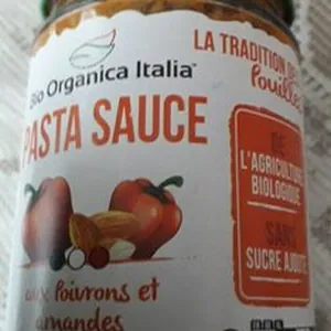 Pasta Sauce aux poivrons et amandes