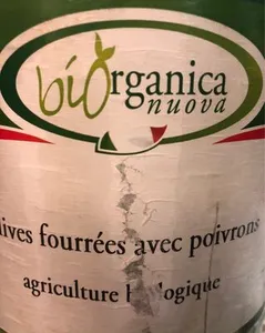 Olives fourrées avec poivrons