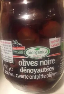 Olives noires denoyautees