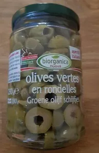 Olives vertes en rondelles
