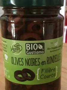 Olives noires en rondelles