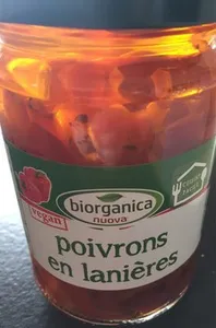 Poivrons en lanieres