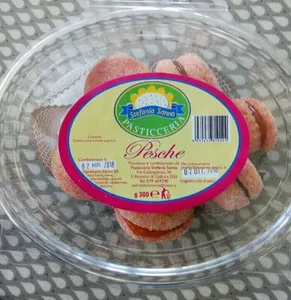 Macarons italiens à la pêche