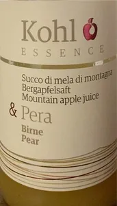 Succo mela e pera