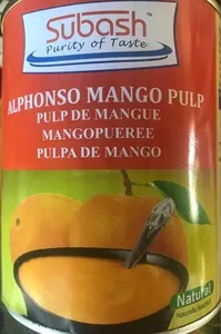 Alphonso mango pulp