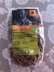 Organic whole wheat penne rigate