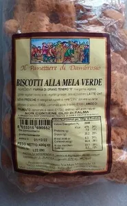 Biscotti alla mela verde