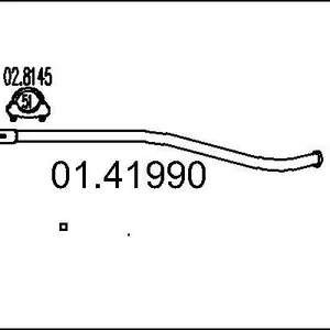 Avgasrör MTS 01.41990