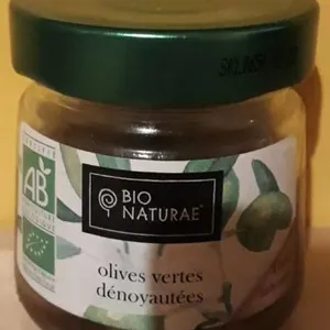 Olives vertes dénoyautées