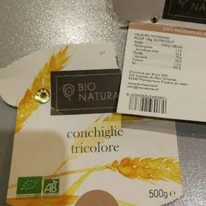 Conchiglie tricolore