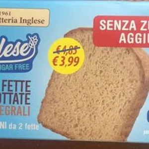 Fette biscottate integrali