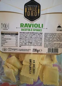 Ravioli ricotta e spinaci