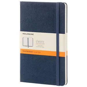 Antecknignsbok Classic Hard Linjerad Large Sapphire Blue Moleskine