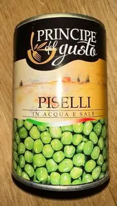 Piselli Erbsen in Dose