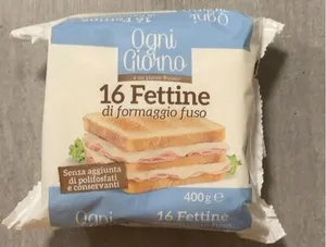 Fettine di formaggio fuso