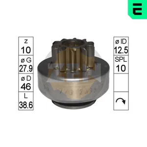 Frihjulsväxel, startmotor ERA ZN1779