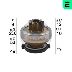 Frihjulsväxel, startmotor ERA ZN1882