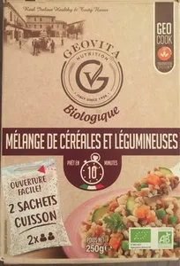 Mélange de céréales et légumineuses