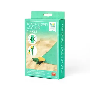 Förankringspinnar för badhandduk Pineapple (4 st), Kidek