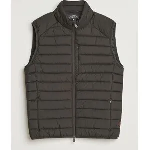Save The Duck Rhus Matt Lightweight Vest Brown Black
