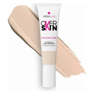 Overskin Mat And Care - Anti-Imperfektions Foundation 01 - Porcelain (30 Ml)