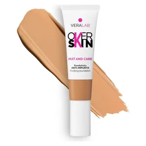 Overskin Mat And Care - Foundation Anti-imperfektioner 10 - Cinnamon 30 Ml