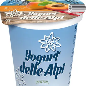 Yogurt delle Alpi - 125g - Gusto albicocca