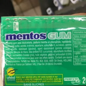 Mentos Gum UP2U Chlor Men