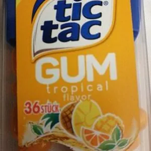 Tic tac gum tropical