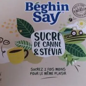 sucre de canne&stevia