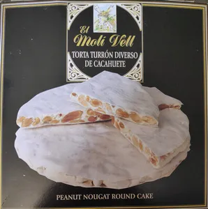 torta turron diverso de cacahuete