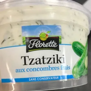 Tzatziki aux concombres frais