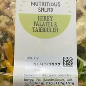 Herby falafel & tabbouleh