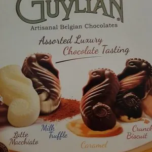 Assorted luxury chocolate tasting