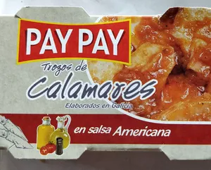 Calamares Pay Pay Trozos Salsa Americana 80 GR P-3