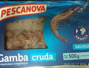 Gamba cruda