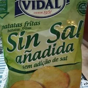 Patatas fritas sin sal