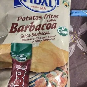 Patatas Fritas Onduladas Sabor Barbecue Chovi