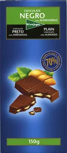 Chocolate negro con almendras