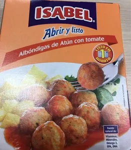 Albóndigas de atún con tomate