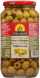 Figaro Grønne Oliven uten Sten 920g