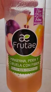 Zumo de manzana, pera y ciruela con fibra