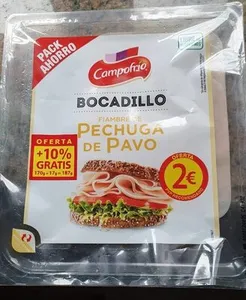 Campofrio bocadillo pechuga de pavo