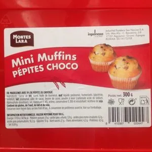 Mini Muffins Pépites Choco