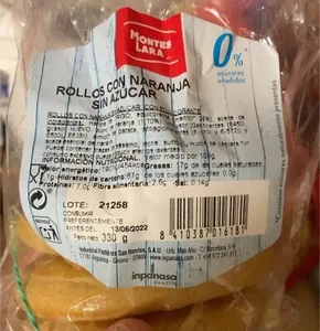 Rollos con naranja