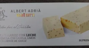Turrón de arroz con leche