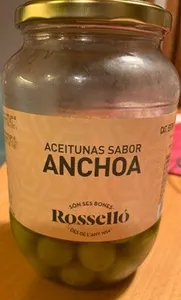 Aceitunas sabor anchoa