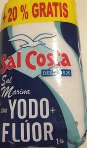 Sal Marina con Yodo Flúor