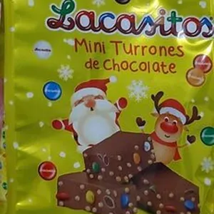 Mini Turrones de chocolate
