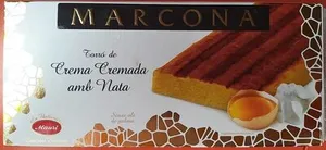 Torro de Crema cremada amb  nata